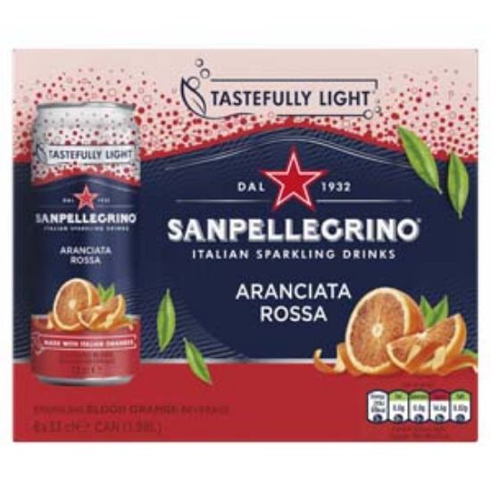 Picture of 330 San Pellegrino Aranciata Rossa 6PK x4 DRS